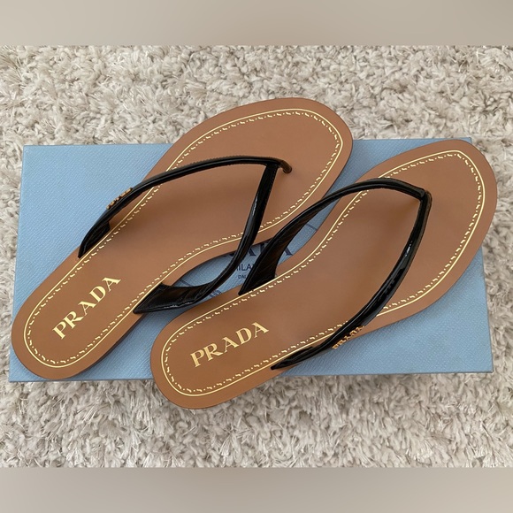 Prada Patent Leather Sandals NWT & Box - Picture 4 of 12